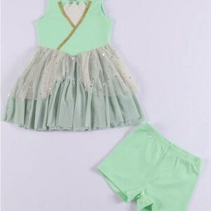 Princess Tiana Athletic Dress 2T